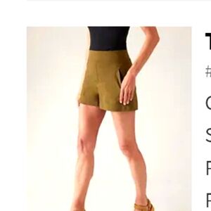 22 trekkie north athleta olive green plus size shorts nwot